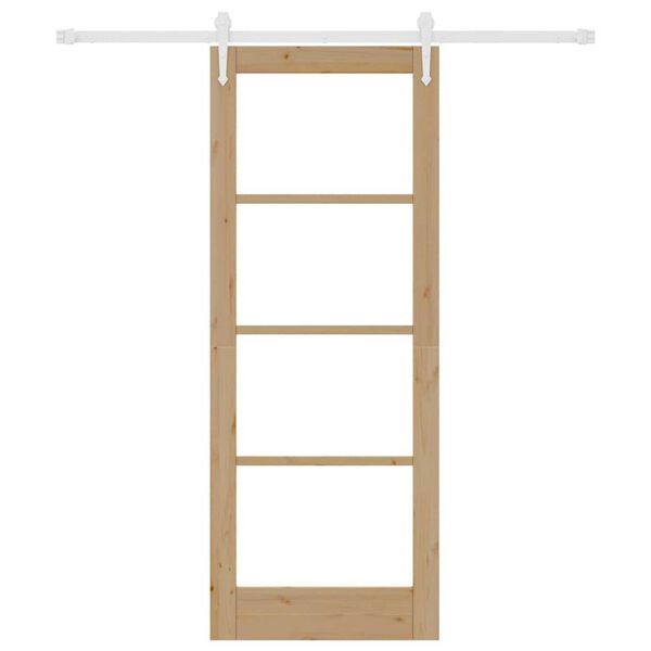 vidaXL Porte coulissante Naturel 78 x 202 cm