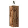 vidaXL Meuble mural vieux bois 30,5x30x90 cm bois d'ing&eacute;nierie