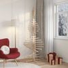 vidaXL Arbre de No&euml;l en bois pour d&eacute;coration 210 cm bois massif de pin