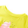 T-shirt pour enfants jaune 140