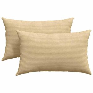 vidaXL Coussins de canap&eacute; 2 pcs Vert gris 50 x 30 cm
