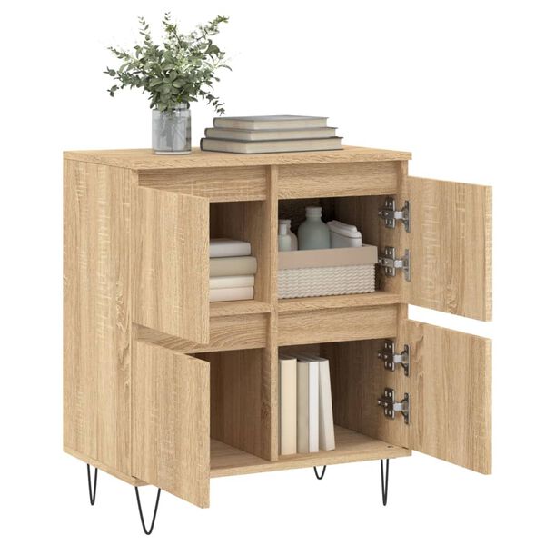 vidaXL Buffet Chêne sonoma 60x35x70 cm Bois d'ingénierie