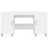 vidaXL Bureau Blanc 140x50x75 cm Bois d'ingénierie