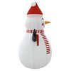 vidaXL Bonhomme de neige gonflable avec LED 460 cm