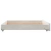 vidaXL Tiroirs de lit 2 pcs Blanc Bois de pin massif