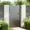 vidaXL Porte de Jardin Noir 105 x 175 cm Acier peint par poudre