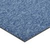 vidaXL Dalles de tapis de sol 20 pcs 5 m&sup2; 50x50 cm Bleu