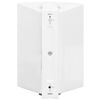 vidaXL Haut-parleurs stéréo muraux 2pcs Blanc Intérieur Extérieur 120W