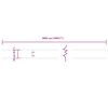 vidaXL Bordures de pelouse 50 pcs 10x103 cm acier corten flexible