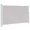 vidaXL Auvent lat&eacute;ral r&eacute;tractable de patio 180x300 cm Gris