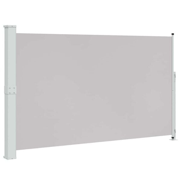 vidaXL Auvent lat&eacute;ral r&eacute;tractable de patio 180x300 cm Gris