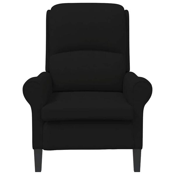 vidaXL fauteuil Noir 76 x 94 x 102 cm Microfibre