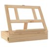 vidaXL Chevalet de table avec tiroir 33,5x25,5x7 cm bois massif de pin
