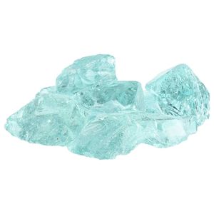 vidaXL Pierres de Jardin Turquoise 12 cm Verre