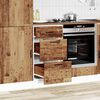 vidaXL Armoire de cuisine Porto vieux bois bois d'ing&eacute;nierie
