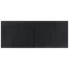 vidaXL Tapis rectangulaire noir 80x200 cm bambou