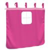 vidaXL Rideaux pour lit mezzanine avec tunnel rose polyester