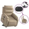 vidaXL Fauteuil inclinable de massage &eacute;lectrique cappuccino similicuir