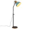 vidaXL Lampadaire 25 W bleu d&eacute;lav&eacute; 30x30x100-150 cm E27