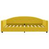 vidaXL Lit de repos sans matelas jaune 80x200 cm velours
