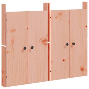 vidaXL Portes de cuisine d'ext&eacute;rieur MEPPEL 2 pcs bois massif douglas