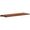 vidaXL Appui de fen&ecirc;tre Bois Brun 60 x 30 x 4,5 cm PVC
