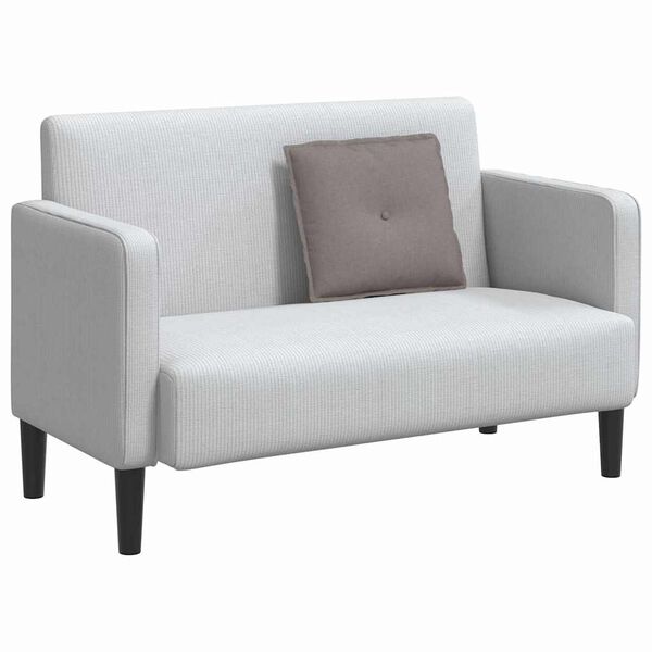 vidaXL Coussin de Dos Taupe 50 x 19 x 45 cm tissu