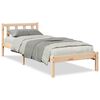 vidaXL Cadre de lit extra long sans matelas 90x210 cm bois massif pin