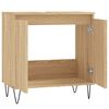 vidaXL Armoire de bain chêne sonoma 58x33x60 cm bois d'ingénierie