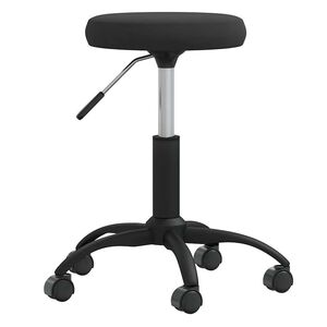 vidaXL Chaise de salle &agrave; manger Noir Velours
