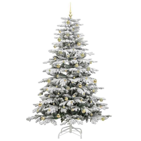 vidaXL Sapin de No&euml;l Artificiel &agrave; Branches Articul&eacute;es Blanc 240 cm
