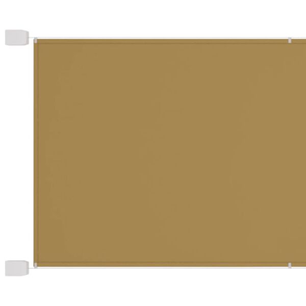 vidaXL Auvent vertical Beige 140x270 cm Tissu oxford