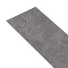 vidaXL Planches de sol 36 pcs Gris B&eacute;ton 5,02 m&sup2; PVC