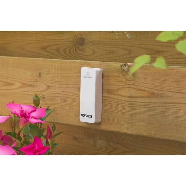 Nature Station m&eacute;t&eacute;o num&eacute;rique H 12,5x17,5x2,5 cm blanc