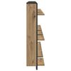 vidaXL Ensemble d'étagères murales avec étagère 6 pcs Chêne artisanal