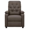 vidaXL Fauteuil Marron Tissu