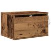vidaXL Cabinet de chevet mural 2 pcs Bois ancien Bois d'ing&eacute;nierie