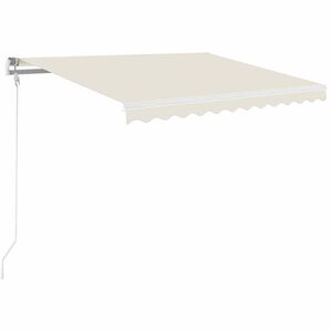 vidaXL Auvent manuel r&eacute;tractable 350x250 cm Cr&egrave;me