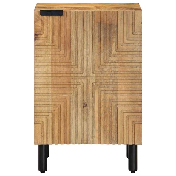 vidaXL Armoire salle de bain marron 38x33,5x58 cm bois massif manguier