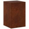 vidaXL Support de Plante Rouill&eacute; 40 x 40 x 60 cm Acier patin&eacute;