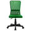vidaXL Chaise de bureau Vert 44x52x100 cm Tissu en maille