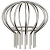 vidaXL Garde-feuilles de Goutti&egrave;re 2 pc Argent 75 mm Acier inoxydable