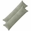 vidaXL Housse de coussin 2 pc HOUTEN Vert 40 x 145 cm Tissu Chenille