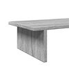 vidaXL Support de moniteur sonoma gris 100x27x15 cm bois d'ing&eacute;nierie