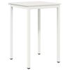 vidaXL Table de bar Blanc 110 x 55 x 105 cm Bois de pin massif