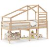 vidaXL Lit haut sans matelas 80x200 cm bois de pin massif