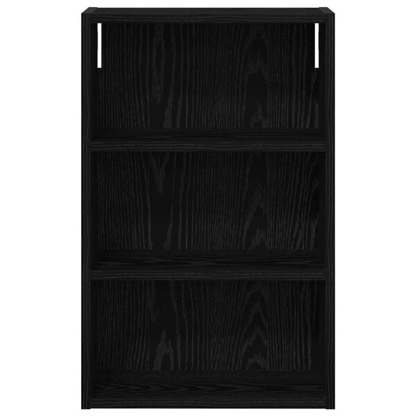 vidaXL Armoire murale de salle de bain Ch&ecirc;ne Noir 40 x 16 x 62,5 cm