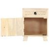 vidaXL Table de chevet 40x30x50 cm Bois de manguier massif