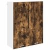vidaXL Armoire suspendue Ch&ecirc;ne fum&eacute; 80 x 31 x 100 cm Bois d'ing&eacute;nierie