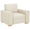 vidaXL Canap&eacute; Fauteuil Lin 100x78x84 cm